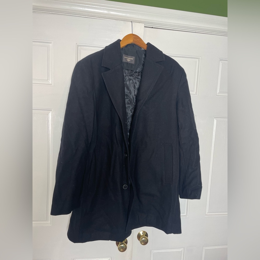 Dockers Black Heavy Coat.
